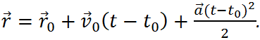 Kinematics (Abstraction, Displacement, Velocity, Acceleration), Rotation of a Rigid Body, Projectile Motion at an Angle to the Horizontal