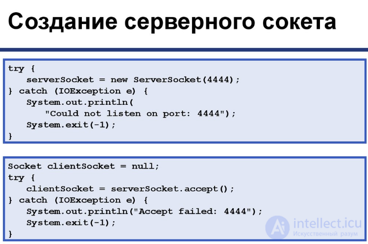 Lesson 12. Implementing the Client-Server Model in Java