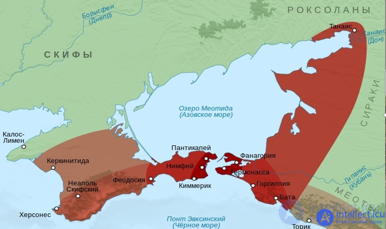 4. Civilization of Ancient Russia (Greeks (Olbia and Khersones), Kingdom of Bosporus, CIMMERIANS. Scythians. Sarmatians. Goths. Avars