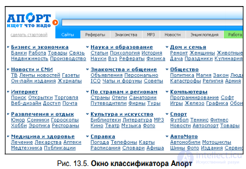 § 13.3. Internet information retrieval systems
