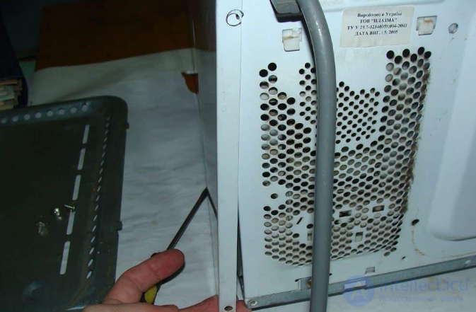 Microwave Oven Repair: Algorithm and Example of Fault Finding