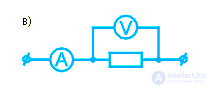 The electric circuit. Types of conductor connections in a circuit