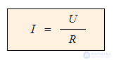 Ohms law for a section of a circuit