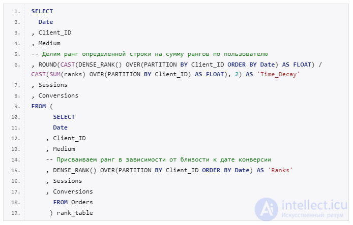 Window functions in SQL