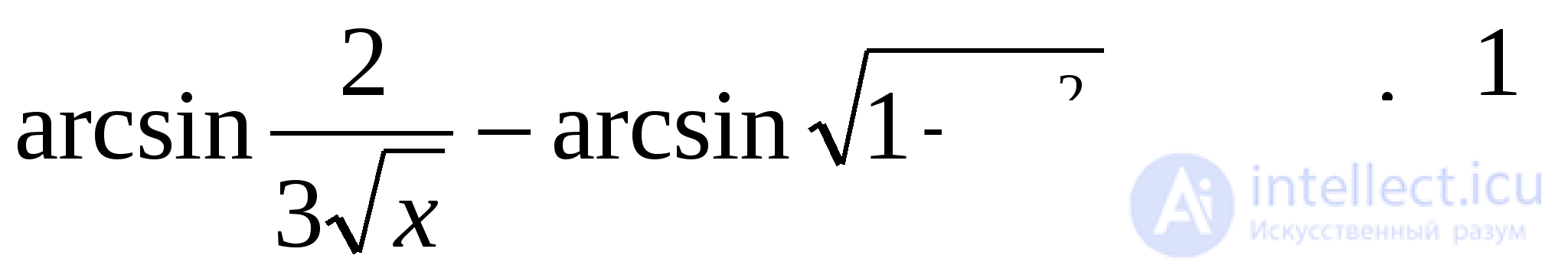 Inverse Trigonometric Functions: Arcsine, Arccosine, Arctangent, Arccotangent, Arcsecant, Arccosecant