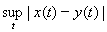 4. The concept of a metric space and topology defined by a metric. Examples of metric spaces