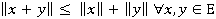Space in Functional Analysis