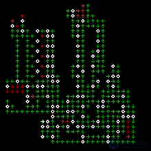 The von Neumann and Nobili Cellular Automaton