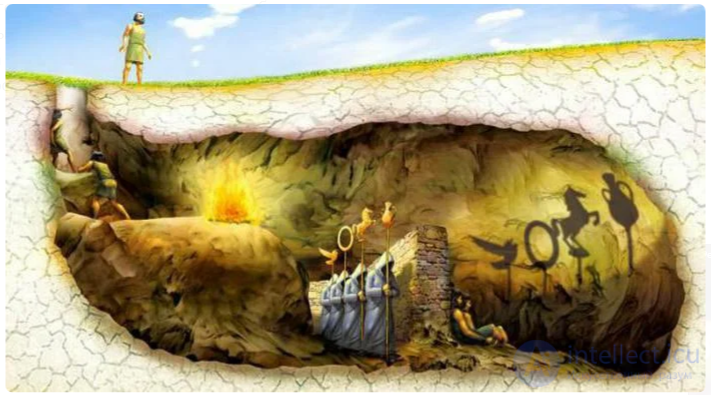 Platos Cave (The Allegory of the Cave) as a Thought Experiment