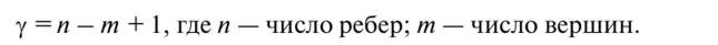 Cyclomatic complexity of an algorithm and the cyclomatic number of a graph