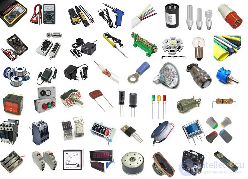 Element base of electronic devices. Circuitry.  Electronic devices