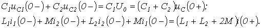 24. Transient Processes in Linear Circuits with Lumped Parameters