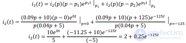 27. Operator Method for Transient Process Calculation, with an Example