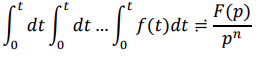 27. Operator Method for Transient Process Calculation, with an Example