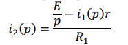 27. Operator Method for Transient Process Calculation, with an Example