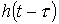 29. Duhamels Integral and the State-Variable Method