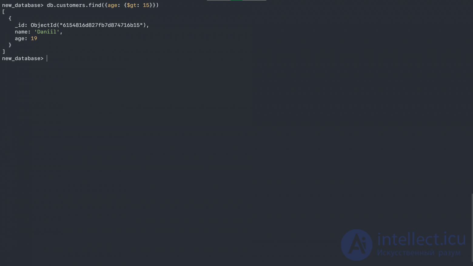 MongoDB basics- collections and documents, working in the shell, basic operations
