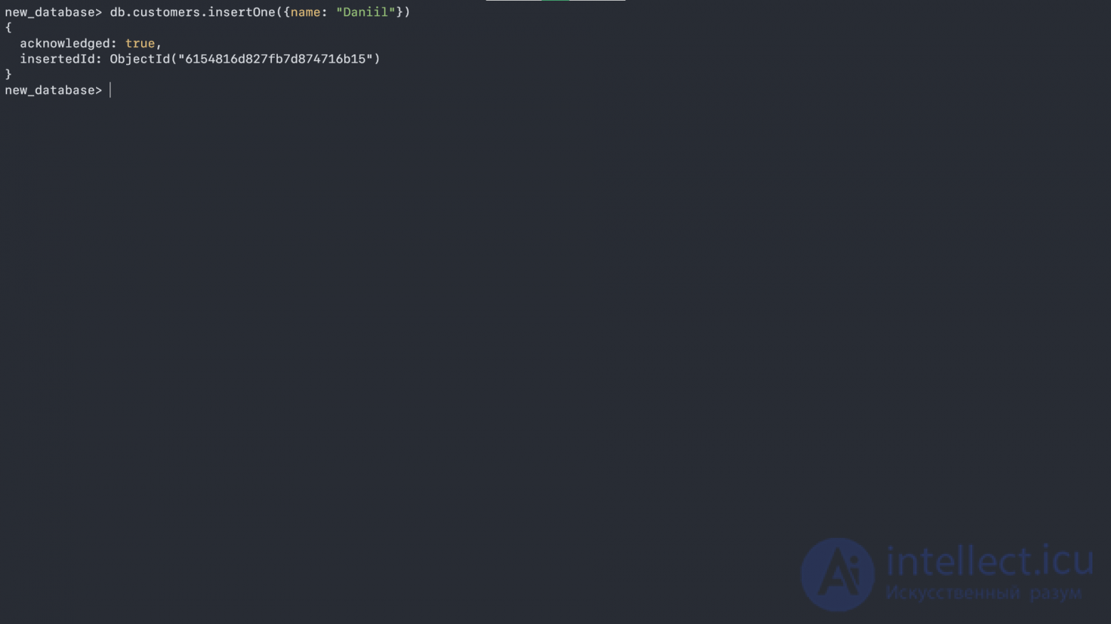 MongoDB basics- collections and documents, working in the shell, basic operations