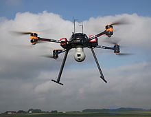 Unmanned Aerial Vehicle (UAV, Drone). The Quadcopter