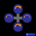 Unmanned Aerial Vehicle (UAV, Drone). The Quadcopter